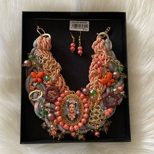 Frida Kahlo Necklace and Earrings